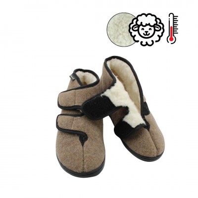 Bota Pantufa Eucalipto Castanho-claro