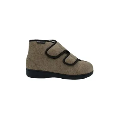Botte textile unisexe Eucalyptus marron clair