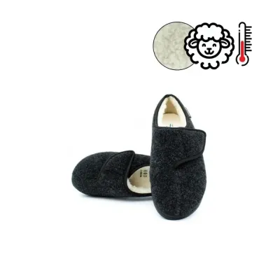 Chaussures textiles unisexes pin anthracite