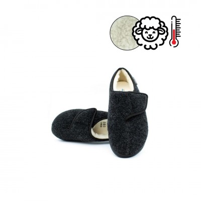 Pantufla Pinheiro Antracita