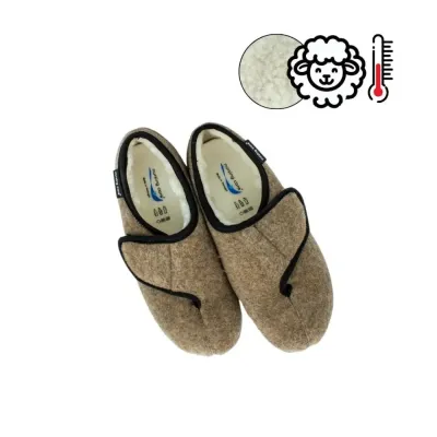 Chaussure textile unisexe pin brun clair