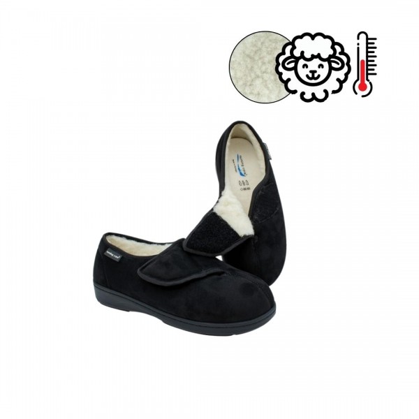 Zapato Unisex Textil Ante Pinheiro Negro