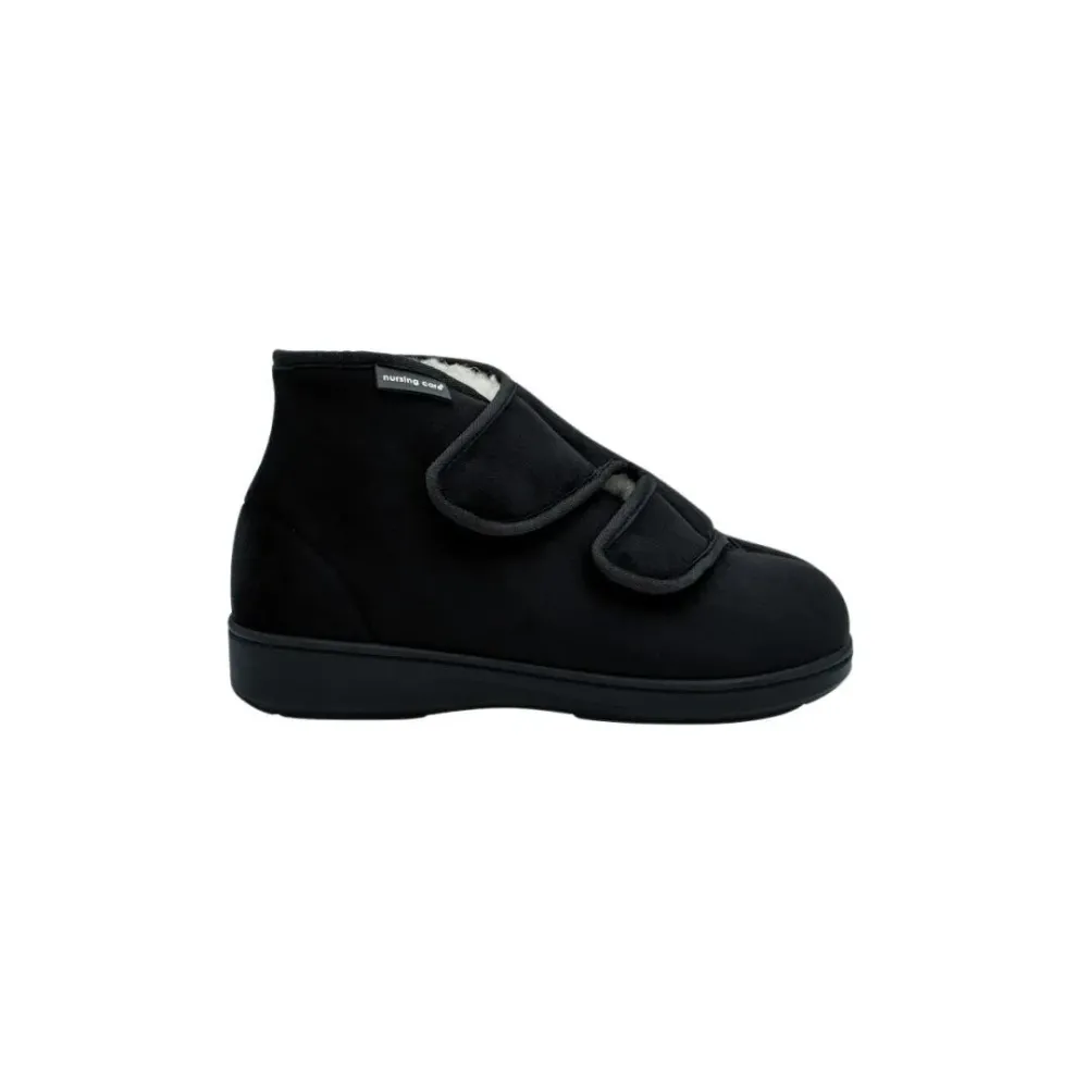 Botte textile en daim unisexe Eucalyptus Noir