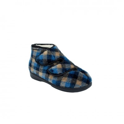 Slipper Boot Eucalipto Pattern Blue