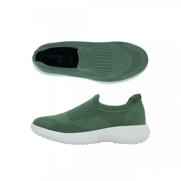 Sapatilha Wash'Go Sport Onix Verde Kaki