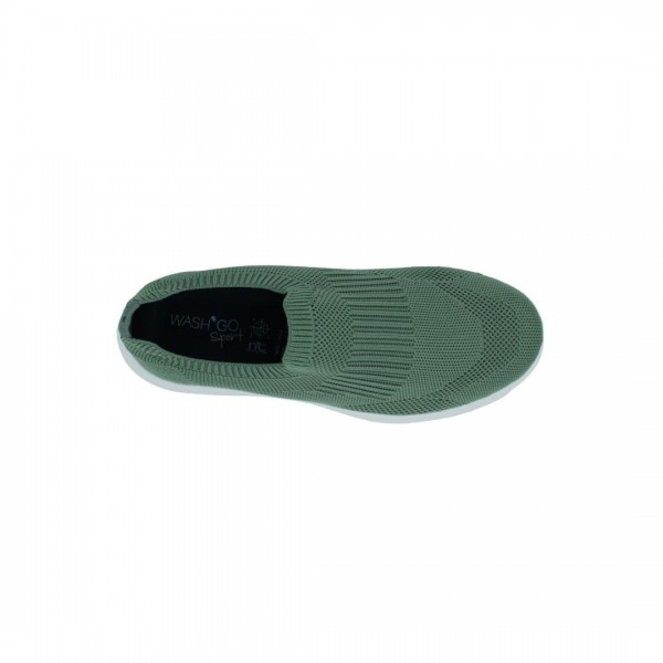 Sapatilha Wash'Go Sport Onix Verde Kaki