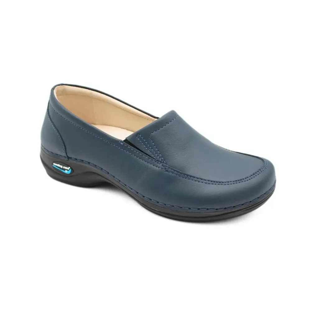 Wash’Go Roma Mocassin Bleu Foncé