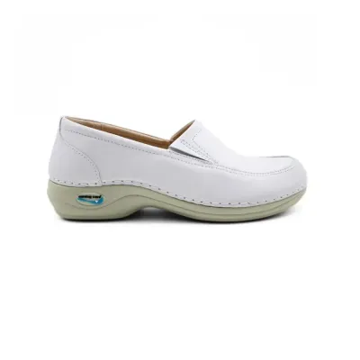Wash’Go Roma White Loafer