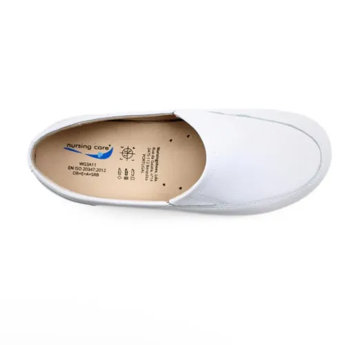 Wash’Go Roma White Loafer