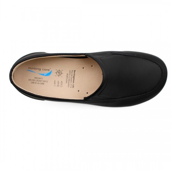 Wash'Go Rome Black Moccasin