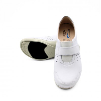 Wash'Go Milan White Shoe