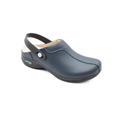 Sabot Wash’Go Madrid avec boucle de ceinture bleu foncé