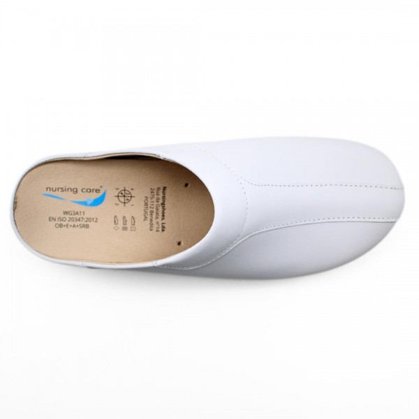 Wash'Go Madrid White Clog