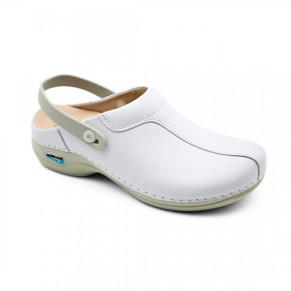 Wash'Go Madrid White with Clip Clog