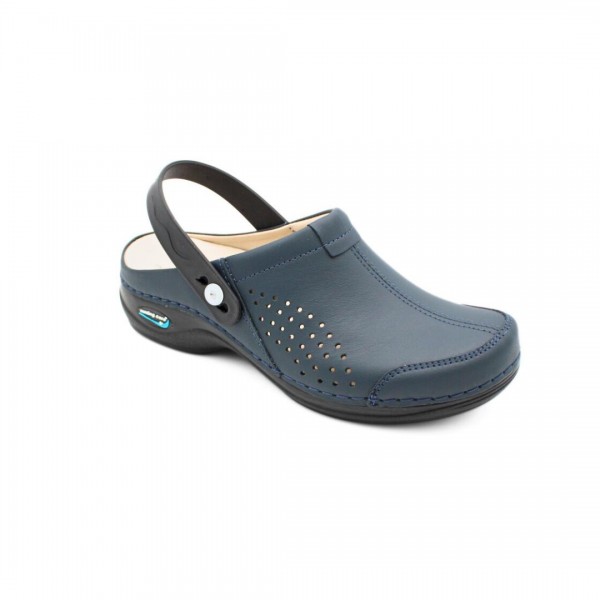 Wash'Go Venice Dark Blue with Clip Clog