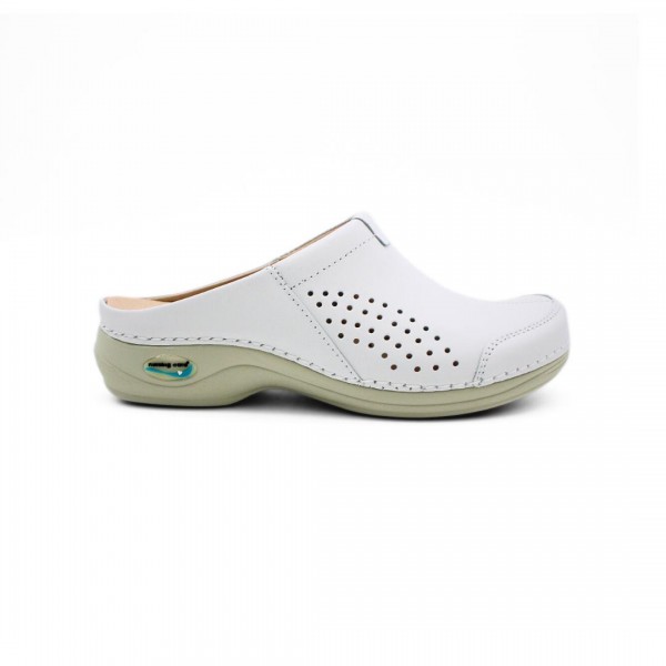 Wash'Go Venice White Clog