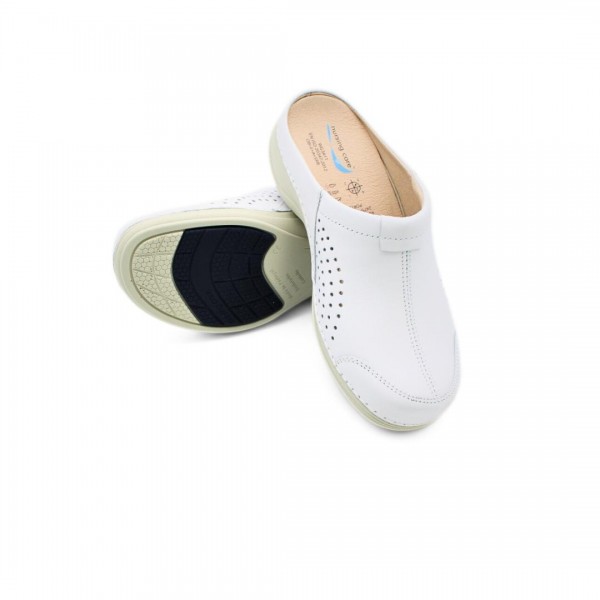 Wash'Go Venice White Clog