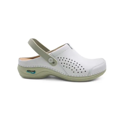Sabot blanc à crampons Wash’Go Veneza