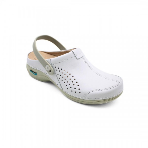 Wash'Go Venice White with Clip Clog