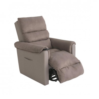 Reclining Armchair Electric Cosy Up Microfiber 1 Motor Invacare