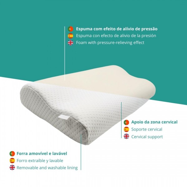 Orthopedic Comfort Plus Pillow 66 cm Orthia