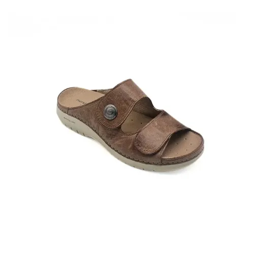 Pantoufle Acacia Taupe confortable | Chaussures pour femmes | ® Loja Ortopédica