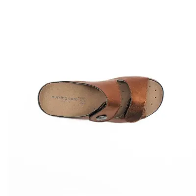 Pantoufle en bronze acacia confortable | Chaussures pour femmes | ® Loja Ortopédica
