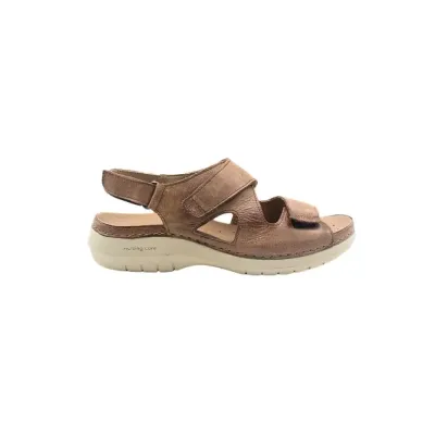 Camélia Taupe Sandale confortable | Chaussures pour femmes | ® Loja Ortopédica