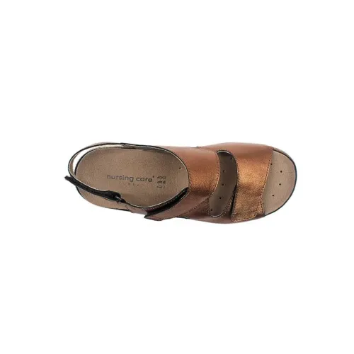 Sandália Comfy Camélia Bronze | Calçado para Senhora | Loja Ortopédica®