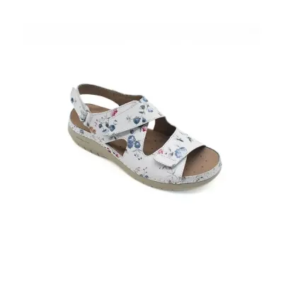 Sandale confortable Camélia Flores | Chaussures pour femmes | ® Loja Ortopédica