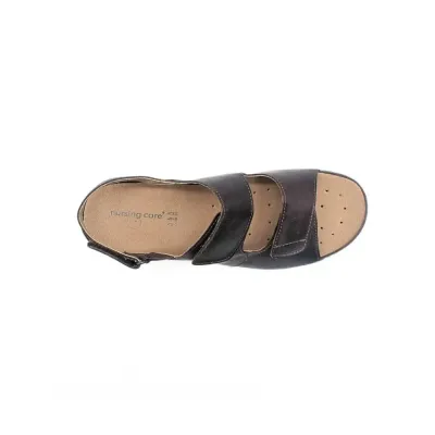 Sandales pour hommes confortables marron joli | Chaussures en cuir | ® Loja Ortopédica