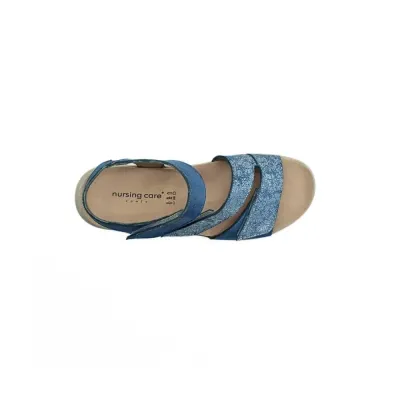 Sandales Pavia confortables bleu vif | Chaussures d’été | ® Loja Ortopédica