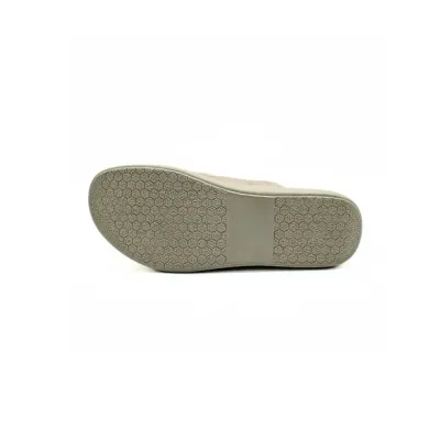 Pantoufle beige brillant Pisa confortable | Chaussures d’été | ® Loja Ortopédica