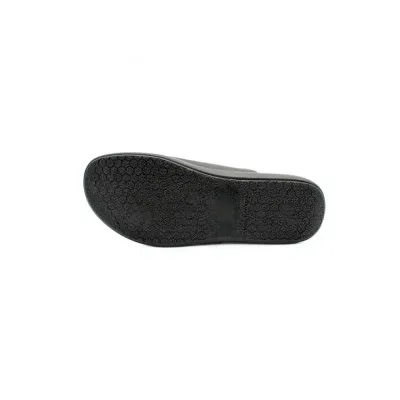 Pantoufle noire Pisa confortable | Chaussures d’été | ® Loja Ortopédica