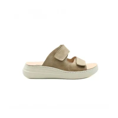 Pantoufle kaki de Pise confortable | Chaussures d’été | ® Loja Ortopédica