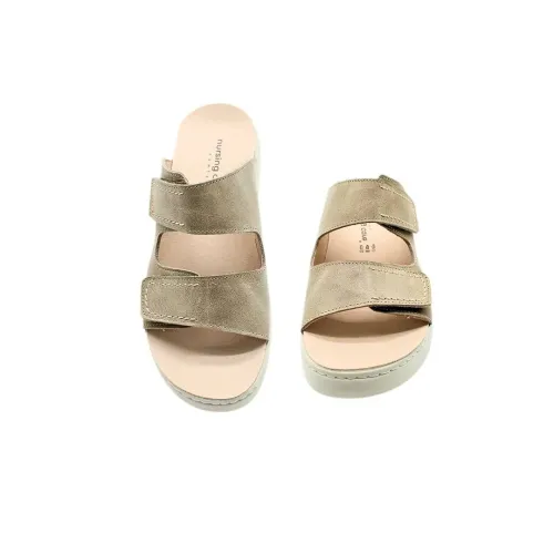 Pantoufle kaki de Pise confortable | Chaussures d’été | ® Loja Ortopédica