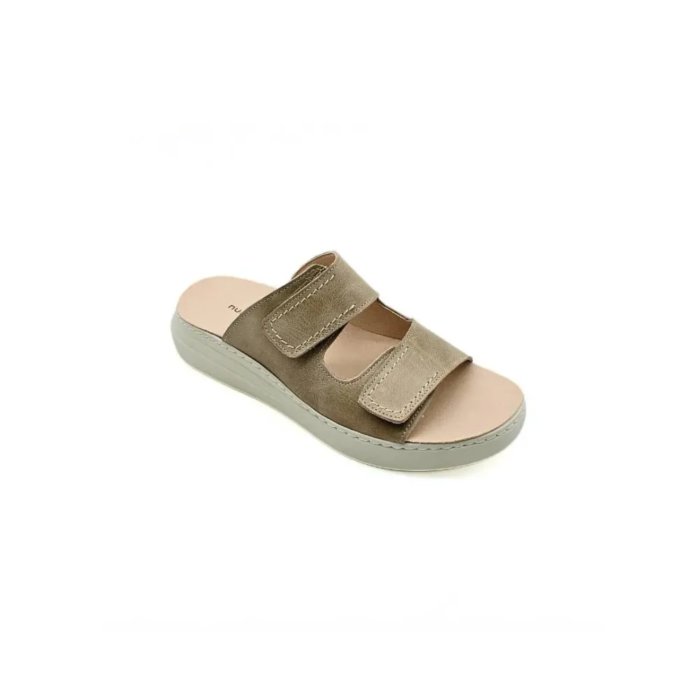 Pantoufle kaki de Pise confortable | Chaussures d’été | ® Loja Ortopédica