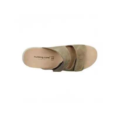 Pantoufle kaki de Pise confortable | Chaussures d’été | ® Loja Ortopédica