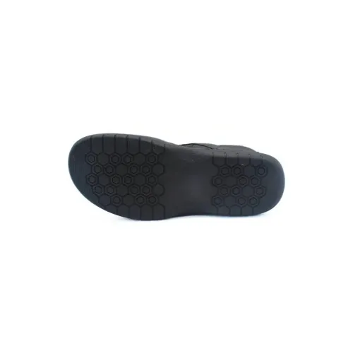 Sandale noire rose confortable | Sandale féminine | ® Loja Ortopédica