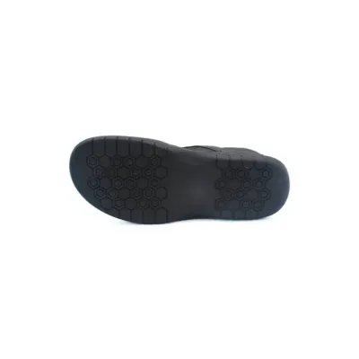 Sandale noire rose confortable | Sandale féminine | ® Loja Ortopédica