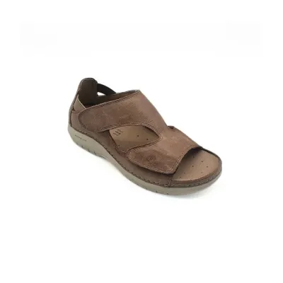 Sandale taupe rose confortable | Sandale féminine | ® Loja Ortopédica