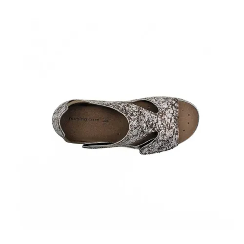 Sandale en marbre Camel confortable | Sandale féminine | ® Loja Ortopédica