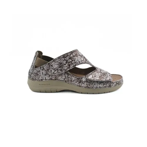 Sandale en marbre Camel confortable | Sandale féminine | ® Loja Ortopédica