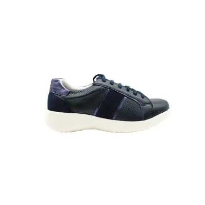 Sneaker Siena confortable bleu foncé | Chaussures de confort| ® Loja Ortopédica
