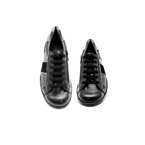 Sneakers Siena confortables noires | Chaussures de confort| ® Loja Ortopédica