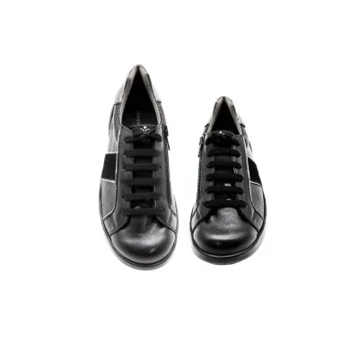 Sneakers Siena confortables noires | Chaussures de confort| ® Loja Ortopédica