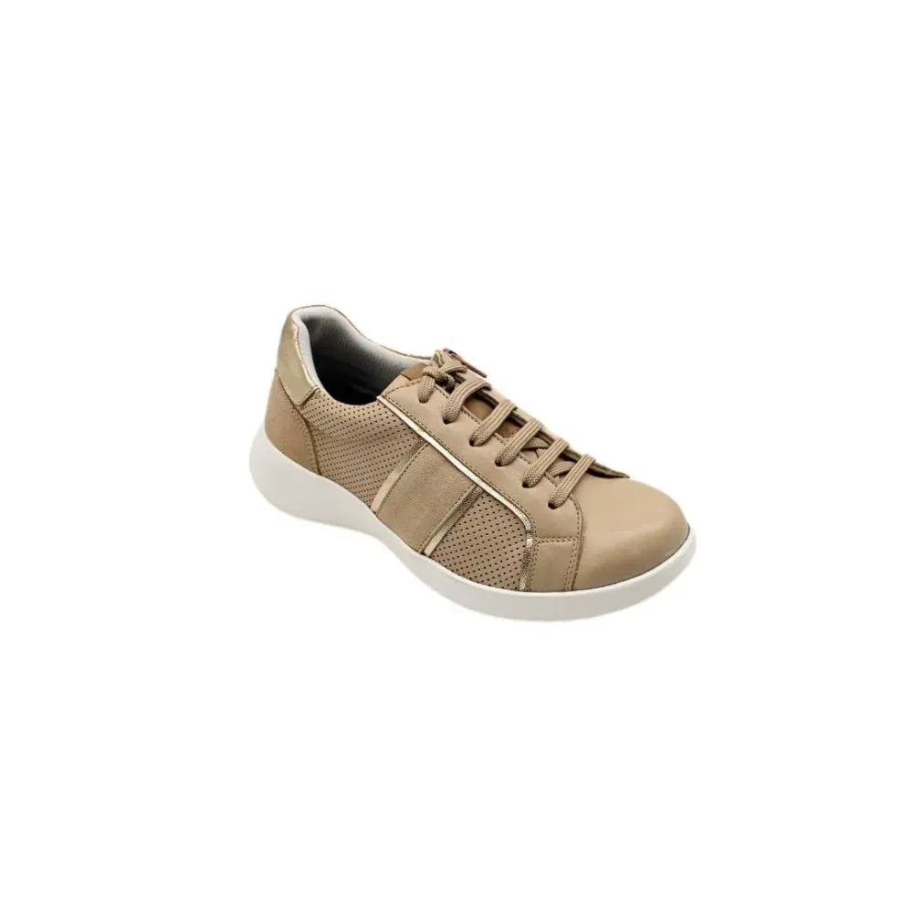 Baskets Siena confortables beige | Chaussures de confort| ® Loja Ortopédica