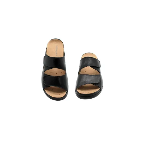 Chausson confortable pour femmes Œillet noir | ® Loja Ortopédica