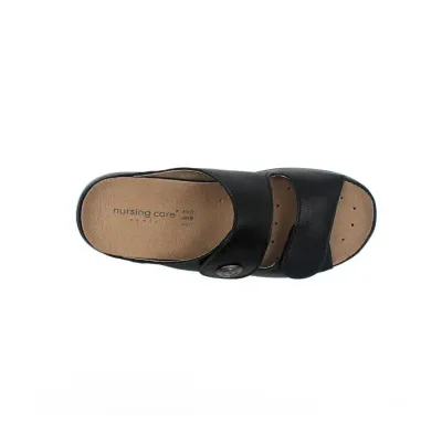 Pantoufle Acacia Noire Confortable pour femmes | ® Loja Ortopédica