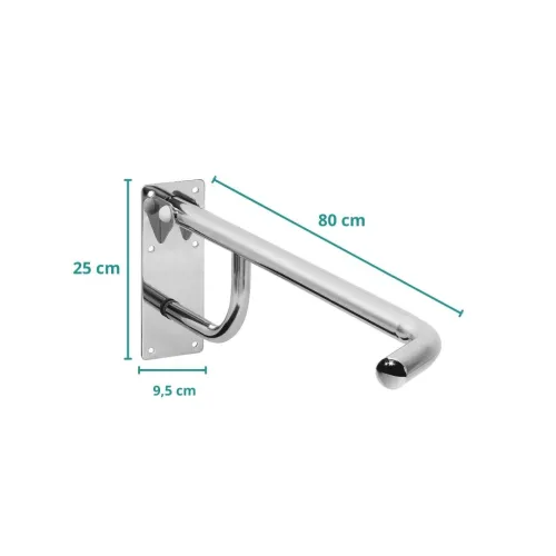 Barre articulée pour toilettes